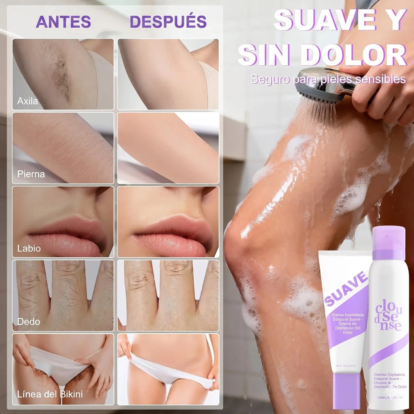 Velvea™ Kit de Depilación Sin Dolor